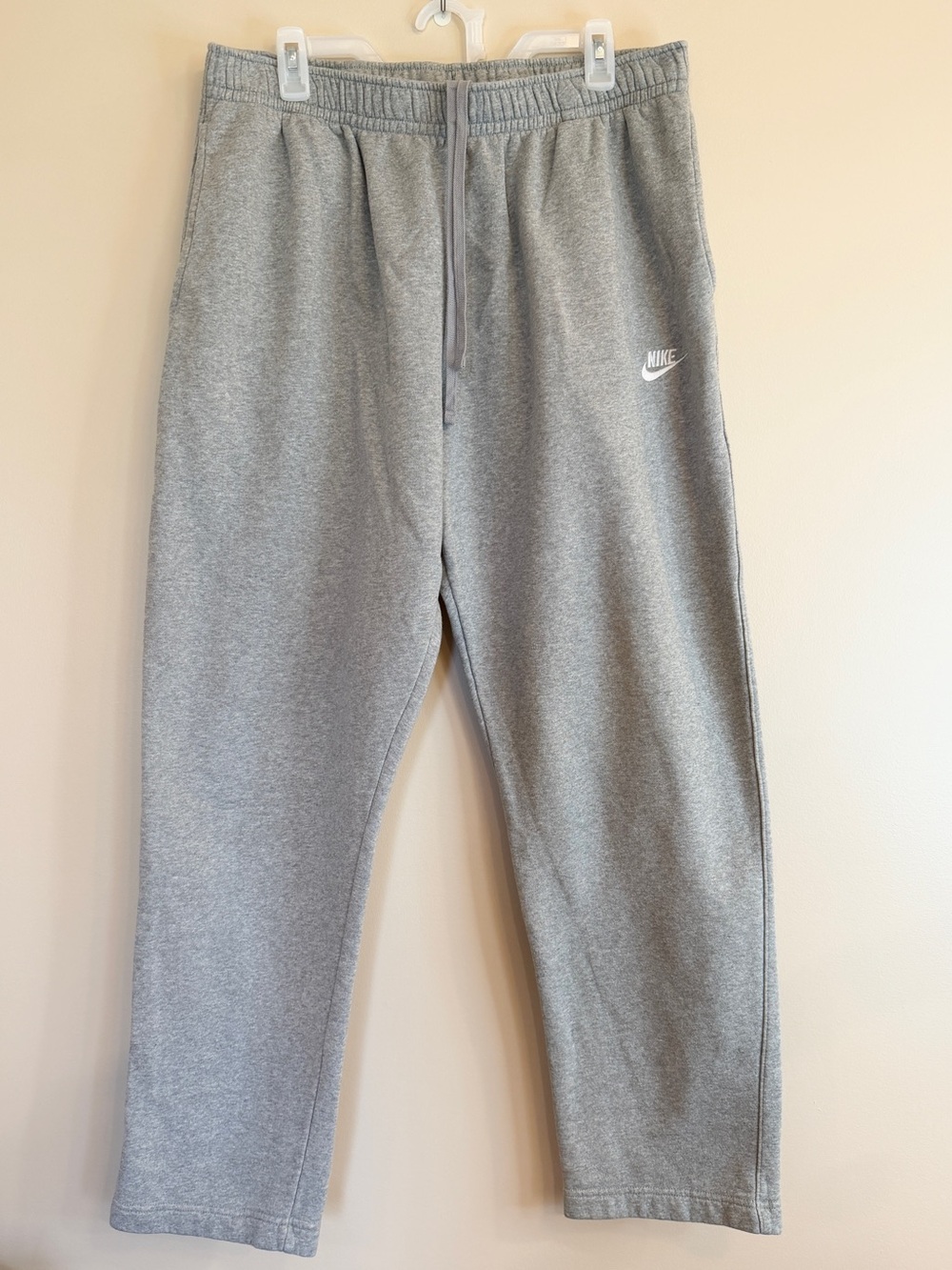 Nike Men’s XXL Tall Sweatpants Gray Joggers Fleece Athletic Lounge Pants
